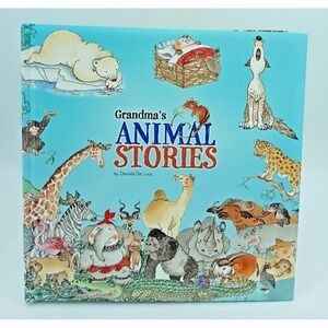 Grandma's Animal Stories Daniela De Luca Hardcover Children's Book